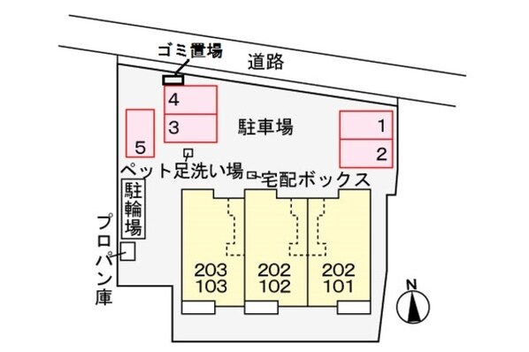 レリーサの物件外観写真